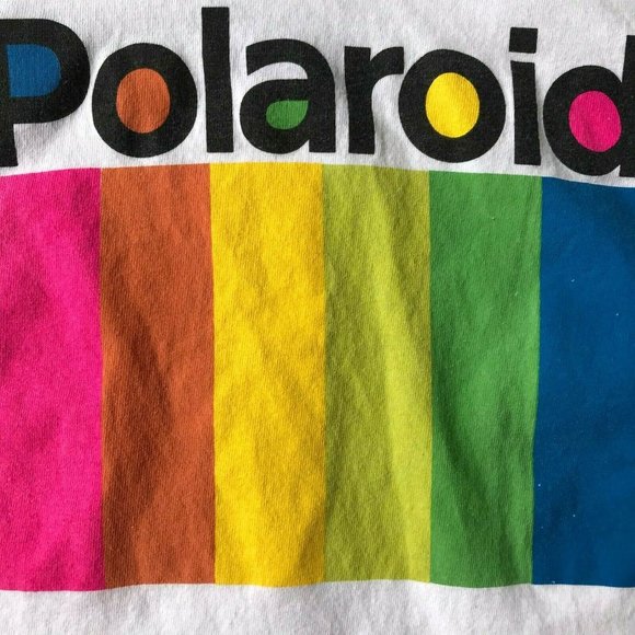 Polaroid T Shirt Medium? Logo Unisex Short Sleeves Colorful Camera Photo… - Picture 5 of 12